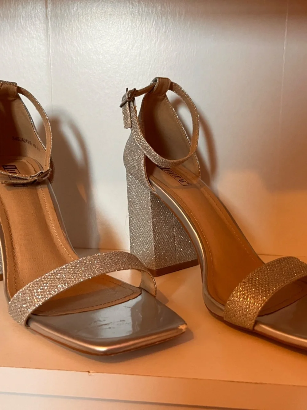 Silver heels